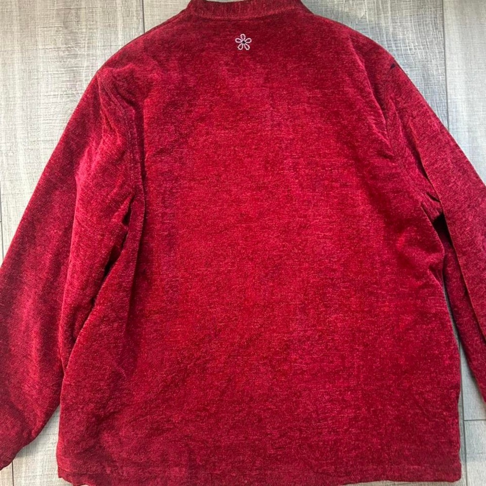 White Stag Vintage Red Embroidered Button Jacket - Size XL - Picture 5 of 6